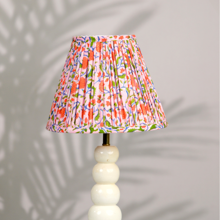 Multicolour Block Print Empire Lampshade Large